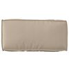 vidaXL Μαξιλάρι παλέτας για πλάτη Taupe 80 x 40 x 12 cm Ύφασμα Oxford