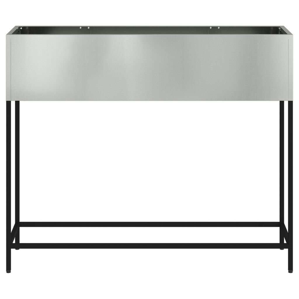 vidaXL Ανυψωμένος Κήπος 100x26x82 εκ Γαλβανισμένο Ατσάλι