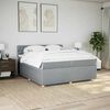 vidaXL &Kappa;&rho;&epsilon;&beta;ά&tau;&iota; Boxspring &mu;&epsilon; &Sigma;&tau;&rho;ώ&mu;&alpha; &Alpha;&nu;&omicron;&iota;&chi;&tau;ό &Gamma;&kappa;&rho;&iota; 200x200 &epsilon;&kappa;. &Upsilon;&phi;&alpha;&sigma;&mu;ά&tau;&iota;&nu;&omicron;