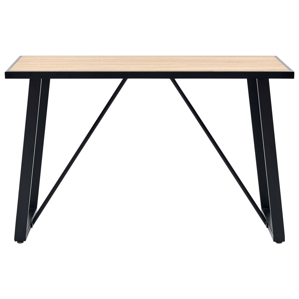 vidaXL Τραπεζαρία Χρώμα Δρυός 120 x 60 x 75 εκ. από MDF