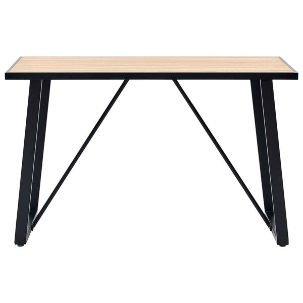 vidaXL Τραπεζαρία Χρώμα Δρυός 120 x 60 x 75 εκ. από MDF