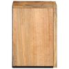 vidaXL Ντουλάπι Μπάνιου Επιτοίχιο 38x33x48 εκ. Μασίφ Ακατ. Ξύλο Μάνγκο