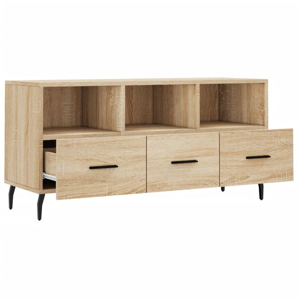 vidaXL Έπιπλο Τηλεόρασης Sonoma Δρυς 102 x 36 x 50 εκ. Επεξεργ. Ξύλο