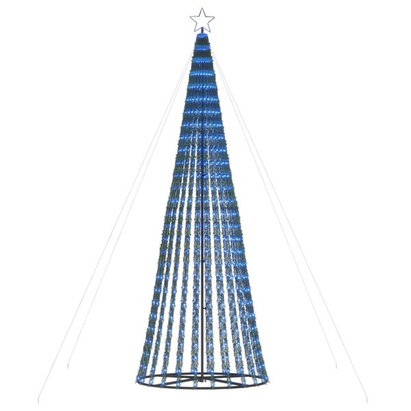 vidaXL Χριστουγεννιάτικο δέντρο LED 688 LED μπλε 300 εκ.