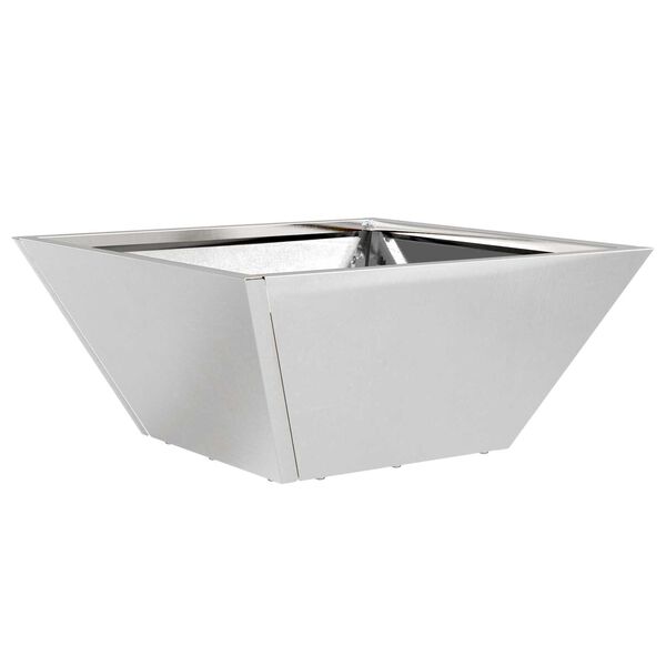 vidaXL Γλάστρα Κήπου 35x35x15 εκ. Ανοξείδωτο Ατσάλι