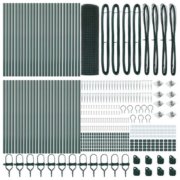 vidaXL &Sigma;&tau;ύ&lambda;&omicron;&sigmaf; &Pi;&epsilon;&rho;&iota;&phi;&rho;ά&xi;&epsilon;&omega;&nu; &Pi;&rho;ά&sigma;&iota;&nu;&omicron; 100 x 0,4 &mu; (12 x 12 &chi;&lambda;&sigma;&tau; &pi;&lambda;έ&gamma;&mu;&alpha;)