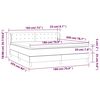 vidaXL &Kappa;&rho;&epsilon;&beta;ά&tau;&iota; Boxspring &mu;&epsilon; &Sigma;&tau;&rho;ώ&mu;&alpha; &Sigma;&kappa;&omicron;ύ&rho;&omicron; &Mu;&pi;&lambda;&epsilon; 180x200 &epsilon;&kappa;. &Beta;&epsilon;&lambda;&omicron;ύ&delta;&iota;&nu;&omicron;