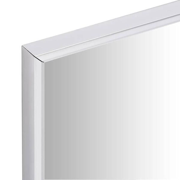 vidaXL Καθρέφτης Ασημένιος 80 x 60 εκ.