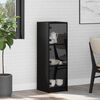 vidaXL Highboard &Mu;&alpha;ύ&rho;&eta; &Omicron;&xi;&upsilon;ά 35 x 37 x 109 &epsilon;&kappa; &Epsilon;&pi;&epsilon;&xi;&epsilon;&rho;&gamma;&alpha;&sigma;&mu;έ&nu;&omicron; &xi;ύ&lambda;&omicron;