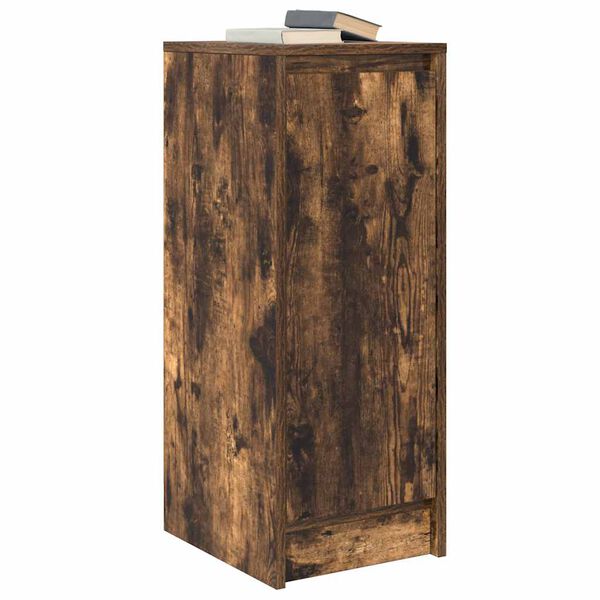 vidaXL Sideboard Καπνιστή δρυς 29,5x34x76 cm Κατασκευασμένο ξύλο