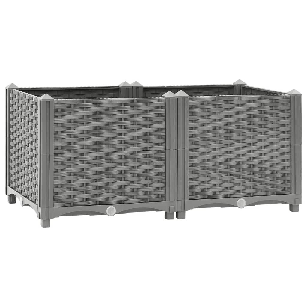 vidaXL Ζαρντινιέρα 80 x 40 x 38 εκ. από Πολυπροπυλένιο