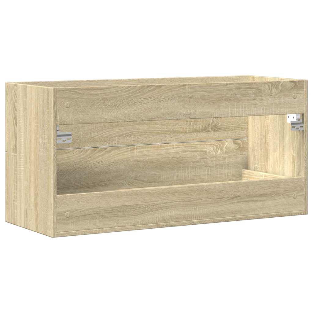 vidaXL Ντουλάπι Νιπτήρα Sonoma Δρυς 100 x 38,5 x 48 εκ. Επεξ. Ξύλο