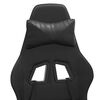 vidaXL Καρέκλα Gaming Περιστρεφόμενη Μαύρη από Συνθετικό Δέρμα