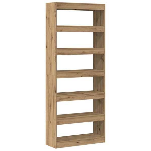 vidaXL &Beta;&iota;&beta;&lambda;&iota;&omicron;&theta;ή&kappa;&eta; Artisan Oak 80 x 30 x 198 &epsilon;&kappa; &Epsilon;&pi;&epsilon;&xi;&epsilon;&rho;&gamma;&alpha;&sigma;&mu;έ&nu;&omicron; &xi;ύ&lambda;&omicron;