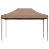 vidaXL Τέντα Εκδηλώσεων Πτυσσόμενη Pop-Up Καφέ 440x292x315 εκ.