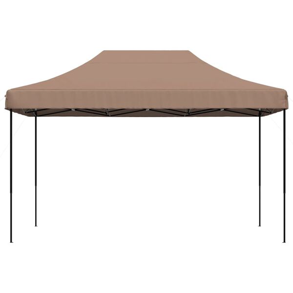 vidaXL Τέντα Εκδηλώσεων Πτυσσόμενη Pop-Up Καφέ 440x292x315 εκ.
