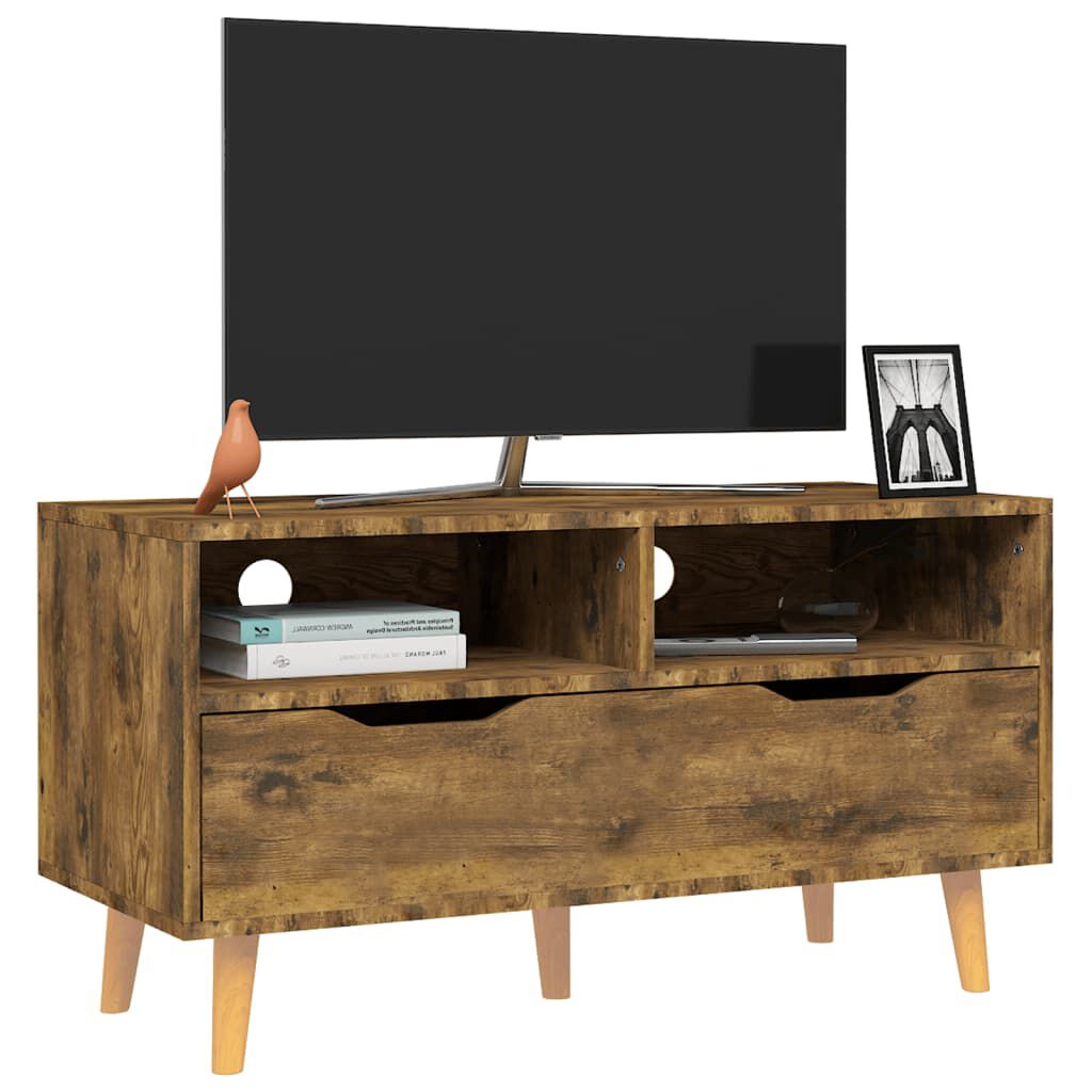 vidaXL Έπιπλο Τηλεόρασης Καπνιστή Δρυς 90x40x48,5εκ Επεξεργασμένο Ξύλο