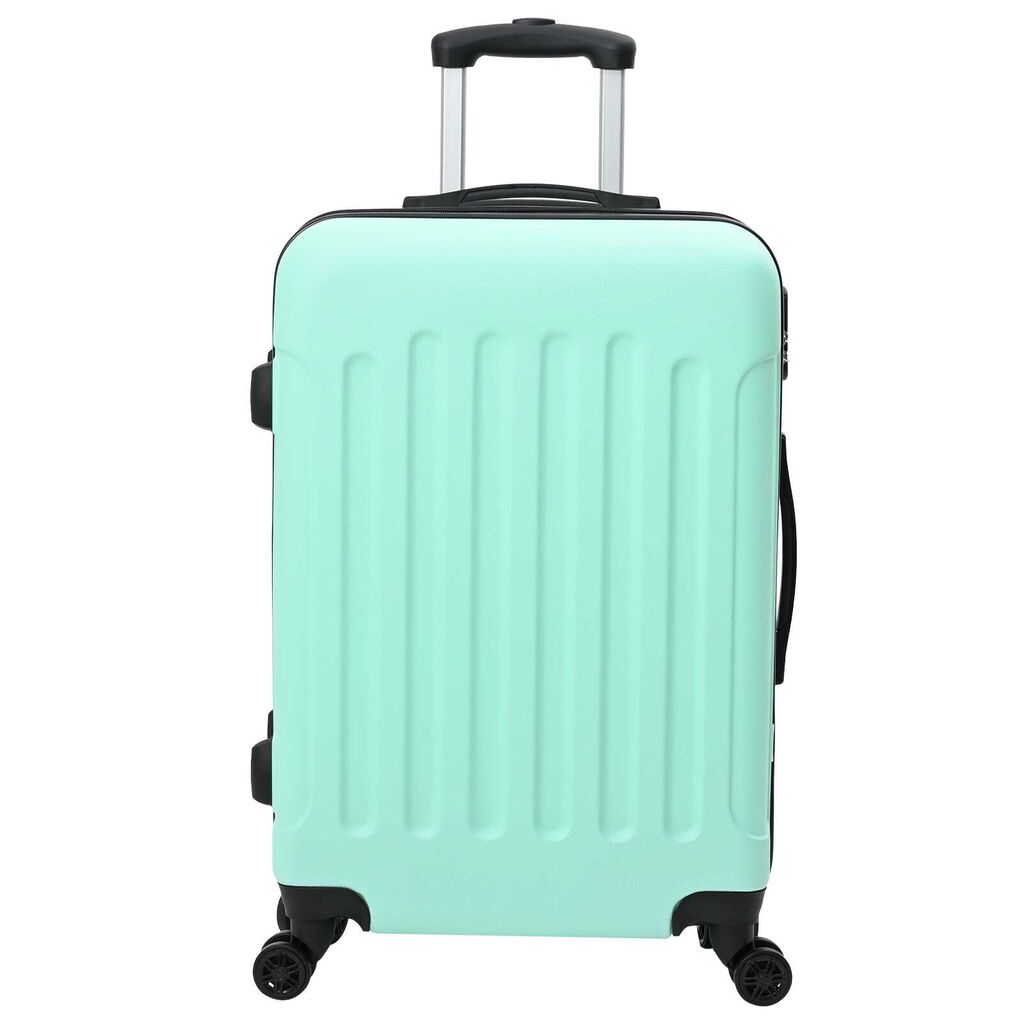 vidaXL σετ βαλίτσες 3 τεμαχίων σκληρές, μέντα 20”, 24” και 28” από ABS