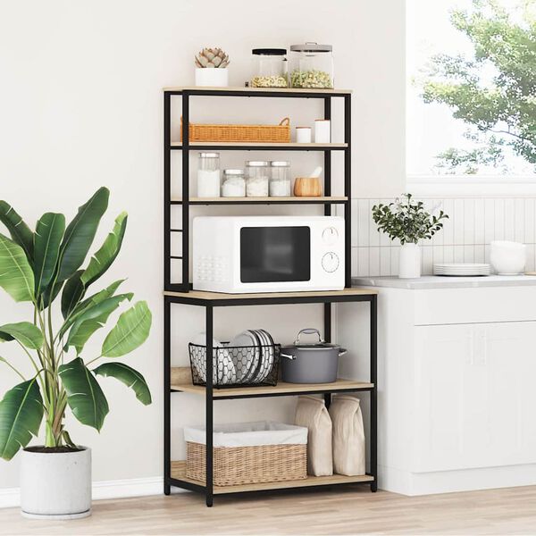 vidaXL &Rho;ά&phi;&iota; &Kappa;&omicron;&upsilon;&zeta;ί&nu;&alpha;&sigmaf; &Delta;&rho;ύ&sigmaf; Sonoma 80 x 40 x 168 &epsilon;&kappa; &Epsilon;&pi;&epsilon;&xi;&epsilon;&rho;&gamma;&alpha;&sigma;&mu;έ&nu;&omicron; &xi;ύ&lambda;&omicron;