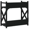 vidaXL Βάση Εκτυπωτή 2 Επιπέδων Μαύρη 40x20x40 εκ Επεξεργασμένο Ξύλο