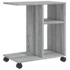 vidaXL Βοηθητικό Τραπέζι με Ρόδες Γκρι Sonoma 50x30x55 εκ Επεξ. Ξύλο