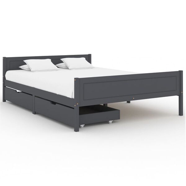 vidaXL &Pi;&lambda;&alpha;ί&sigma;&iota;&omicron; &Kappa;&rho;&epsilon;&beta;&alpha;&tau;&iota;&omicron;ύ &mu;&epsilon; 2 &Sigma;&upsilon;&rho;&tau;ά&rho;&iota;&alpha; &Sigma;&kappa;. &Gamma;&kappa;&rho;&iota; 160x200 &epsilon;&kappa; &Xi;ύ&lambda;&omicron; &Pi;&epsilon;ύ&kappa;&omicron;&upsilon;