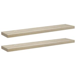 vidaXL &Rho;ά&phi;&iota;&alpha; &Tau;&omicron;ί&chi;&omicron;&upsilon; 2 &tau;&epsilon;&mu;. &Chi;&rho;ώ&mu;&alpha; &Delta;&rho;&upsilon;ό&sigmaf; 120 x 23,5 x 3,8 &epsilon;&kappa;. MDF