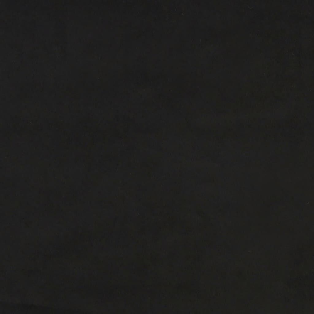 vidaXL Στρώμα με Pocket Springs Μαύρο 100x210x20 εκ. Βελούδινο