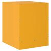vidaXL Κομοδίνο Κίτρινο 34,5 x 39 x 44 εκ. από Χάλυβα