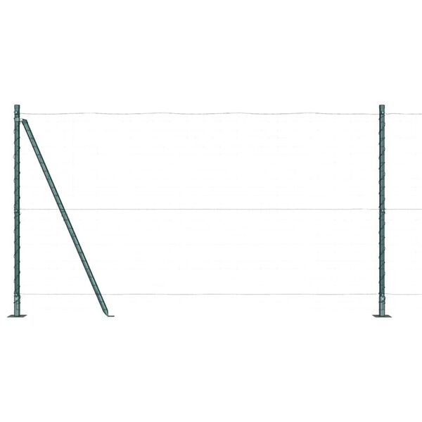 vidaXL Στύλος Περιφράξεων Άλλο 52 pcs Ασημί 3.2 x 3.2 x 68.5 εκ Ατσάλι