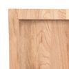 vidaXL Ράφι Τοίχου Ανοιχτό Καφέ 60x50x(2-4)εκ. Επεξ. Μασίφ Ξύλο Δρυός