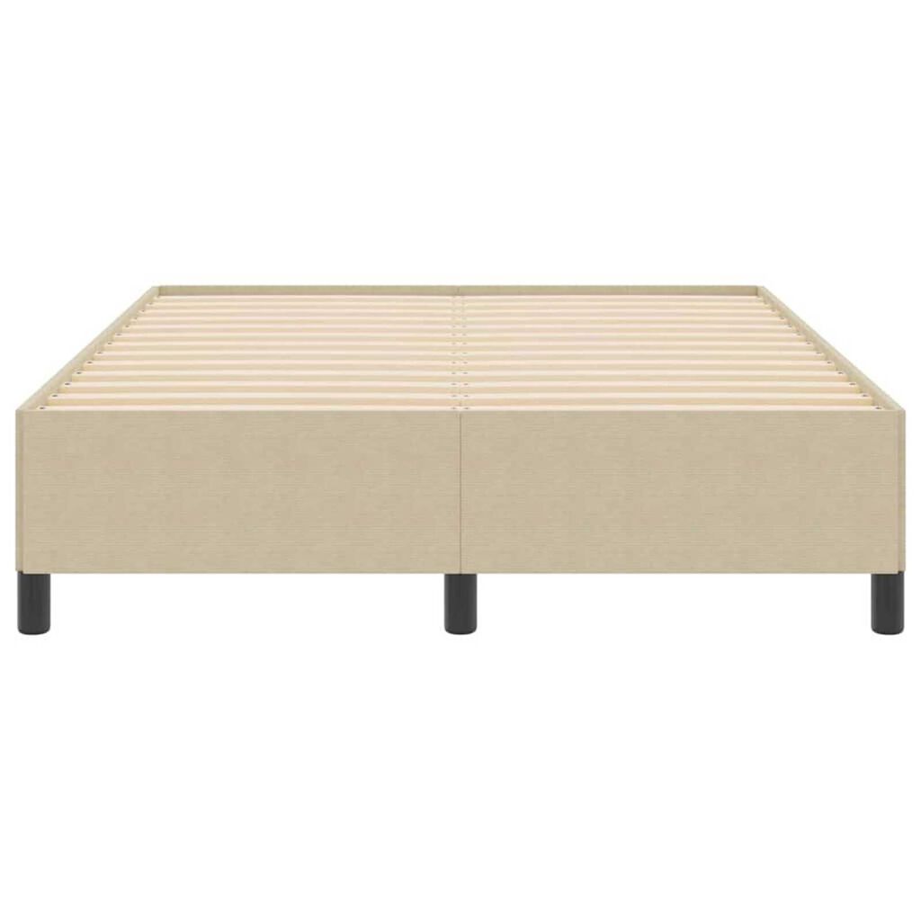 vidaXL Σκελετός Κρεβατιού Γκρι Πράσινο 140 x 190 cm Βελούδο