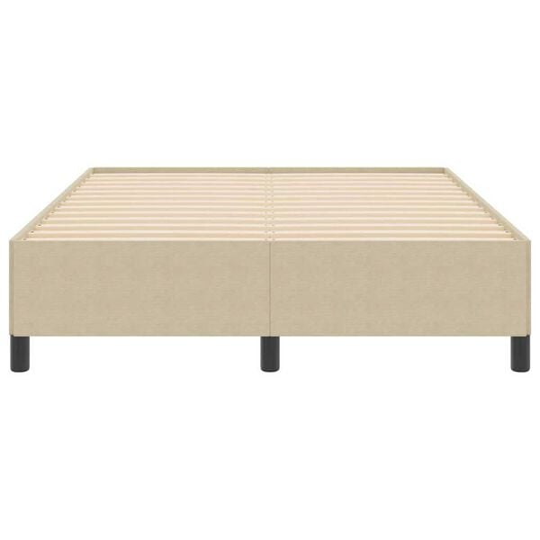 vidaXL Σκελετός Κρεβατιού Γκρι Πράσινο 140 x 190 cm Βελούδο
