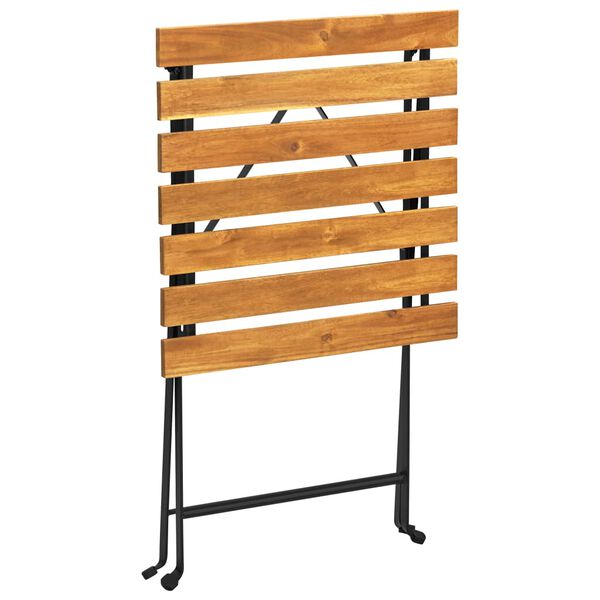 vidaXL Τραπέζι Bistro 55 x 54 x 71 εκ. από Μασίφ Ξύλο Ακακίας