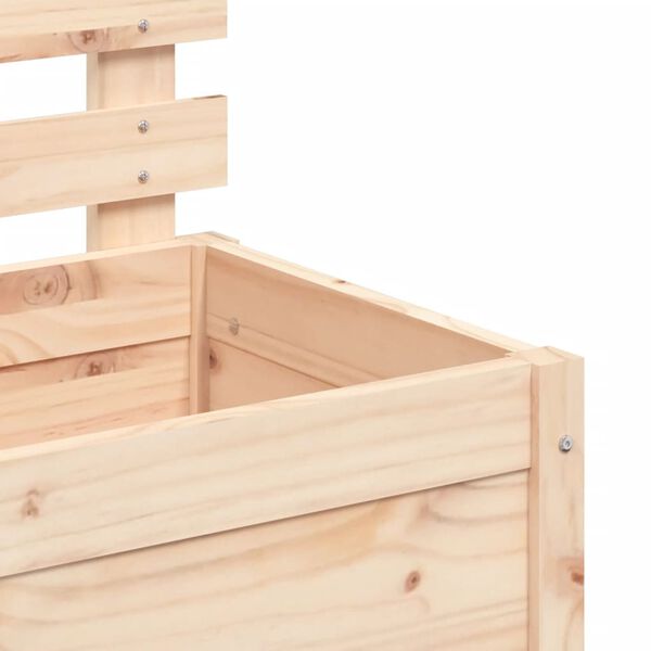 vidaXL Ζαρντινιέρα με Ράφι 79 x 39,5 x 114 εκ. από Μασίφ Ξύλο Πεύκου
