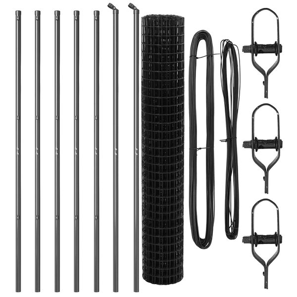 vidaXL &Tau;&epsilon;&nu;&tau;ώ&tau;&omicron; &mu;&epsilon; &sigma;&tau;ή&rho;&iota;&gamma;&mu;&alpha; &Gamma;&kappa;&rho;&iota; 1,6 x 10 m &Chi;ά&lambda;&upsilon;&beta;&alpha;&sigmaf; &kappa;&alpha;&iota; PVC