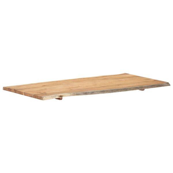 vidaXL Επιφάνεια Τραπεζιού 118 x (50-60) x 2,5 εκ. Μασίφ Ξύλο Ακακίας