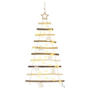 vidaXL &Chi;&rho;&iota;&sigma;&tau;&omicron;&upsilon;&gamma;&epsilon;&nu;&nu;&iota;ά&tau;&iota;&kappa;&omicron; &Delta;έ&nu;&tau;&rho;&omicron; &mu;&epsilon; 30 LED &Phi;&upsilon;&sigma;&iota;&kappa;ό 90 cm &xi;ύ&lambda;&omicron; &phi;&rho;ά&xi;&omicron;&upsilon;