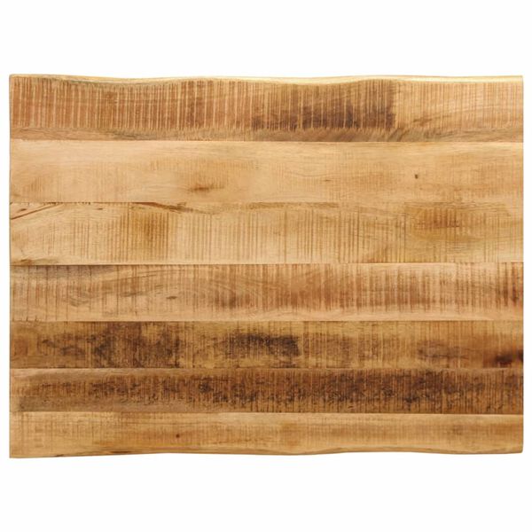vidaXL Επιφάνεια Τραπεζιού 70x60x3,8 εκ. Live Edge Μασίφ Ξύλο Μάνγκο