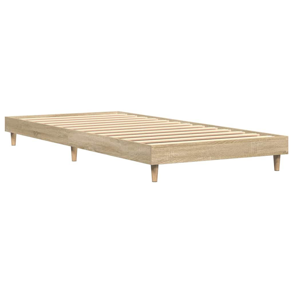 vidaXL Πλαίσιο Κρεβατιού Χωρ. Στρώμα Sonoma Δρυς 100x200εκ Επ. Ξύλο