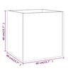 vidaXL Ζαρντινιέρα Sonoma Δρυς 40 x 40 x 40 εκ. από Επεξεργασμένο Ξύλο
