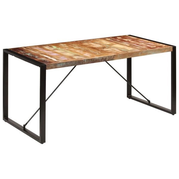 vidaXL Τραπεζαρία 160 x 80 x 75 εκ. από Μασίφ Ανακυκλωμένο Ξύλο