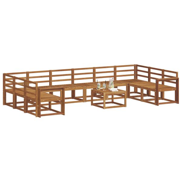 vidaXL &Sigma;&epsilon;&iota;&rho;ά &Kappa;&alpha;&nu;&alpha;&pi;έ &Epsilon;&xi;&omega;&tau;&epsilon;&rho;&iota;&kappa;&omicron;ύ 11 pcs &Phi;&upsilon;&sigma;&iota;&kappa;ό &Sigma;&tau;&epsilon;&rho;&epsilon;ό &Xi;ύ&lambda;&omicron; &Alpha;&kappa;&alpha;&kappa;ί&alpha;&sigmaf;