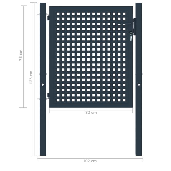 vidaXL &Pi;ό&rho;&tau;&alpha; &Pi;&epsilon;&rho;ί&phi;&rho;&alpha;&xi;&eta;&sigmaf; &Alpha;&nu;&theta;&rho;&alpha;&kappa;ί 102x75 &epsilon;&kappa;. &Alpha;&tau;&sigma;ά&lambda;&iota;