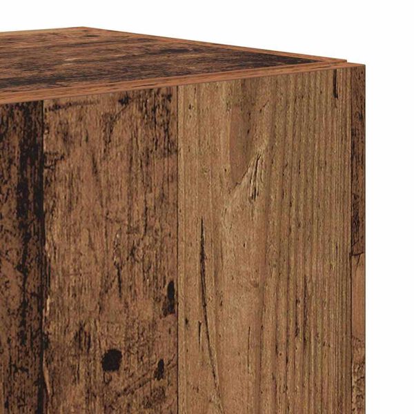 vidaXL Σετ επίπλου τηλεόρασης 4 pcs Παλαιό ξύλο 160 x 30 x 30 εκ.