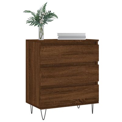 vidaXL Μπουφές Καφέ Δρυς 60x35x70 εκ. από Επεξεργασμένο Ξύλο
