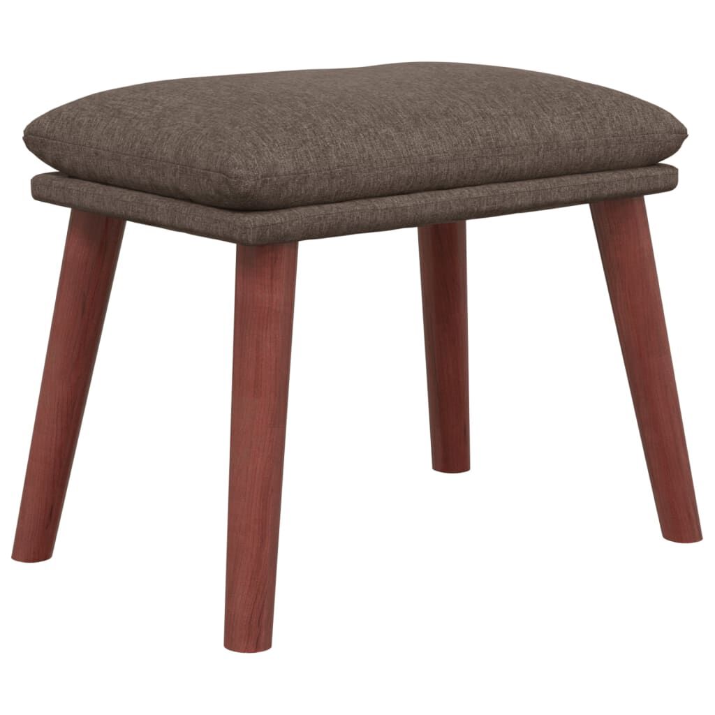 vidaXL Υποπόδιο Taupe 45 x 29,5 x 35 εκ. Υφασμάτινο
