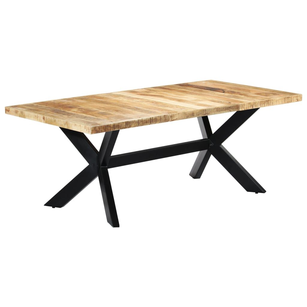 vidaXL Τραπεζαρία 200 x 100 x 75 εκ. από Μασίφ Ξύλο Μάνγκο