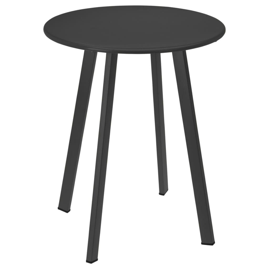 ProGarden Τραπέζι Σκούρο Γκρι Ματ 40 x 49 εκ.