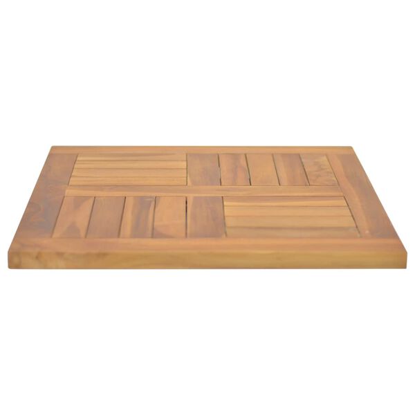VidaXL Επιφάνεια Τραπεζιού Τετράγωνη 50 x 50 x 2,5 εκ. Μασίφ Ξύλο Teak